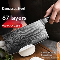 Ensemble de couteaux de chef haut de gamme en acier Damas, lames en acier VG inoxydable 12,5 cm, coffret cadeau, outil d'affûtage, livraison directe, vente en gros
