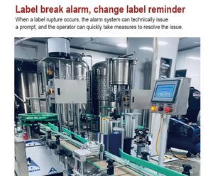 Máquina de etiquetado de latas de esmalte de uñas de barril grande completamente automática, cabezal de doble etiqueta hecho a medida para botellas de Metal y vidrio - Product Image 6