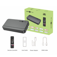 Expédié de France LEMON TV BoX Interface RJ45 10M/100M Adaptatif Android 10 Affichage 4K Décodeur 2 Go RAM 8 Go ROM Double Wi-Fi BT
