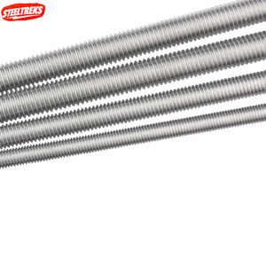 Vente chaude Barres entièrement filetées en acier inoxydable A4-70-80 SS316 1/4\" 5/16\" 3/8\" ASME 6 #   8 #   10 #   12 #   Vis DIN <span class=keywords><strong>M</strong></span> M3 simples 0mm - Product Image 1
