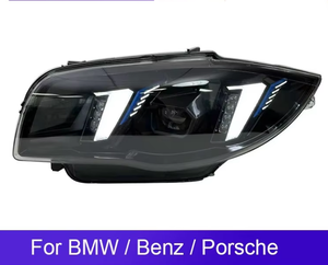 Ensemble de phares avec feux de jour <span class=keywords><strong>LED</strong></span> bicolores modifiés, <span class=keywords><strong>12V</strong></span>, compatible avec les BMW Série 1 E87 (2004-2011) - Product Image 5