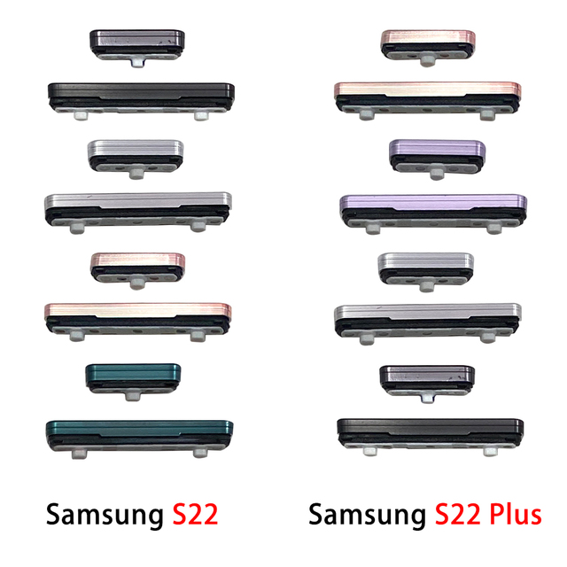 Mobile Phone Parts Side Power Key for Samsung S22 Plus Power on / OFF Button Key Set Replacement Part