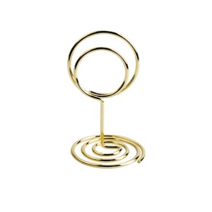 Huaxinda metallo carta di nozze titolare del numero di tavolo per vari capodanno cinese Halloween ringraziamento natale ferro - Product Image 1