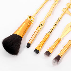 रचनात्मक डिजाइन जापानी एनीमे राक्षस स्लेट गुलाब सोने के मेकअप ब्रश 5 पीसी आंखों के लिए सेट - Product Image 3