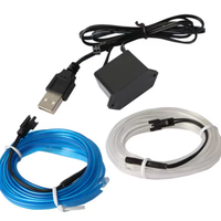 Éclairage d'ambiance pour voiture en gros, contrôlable par smartphone via USB, lumière LED sans fil