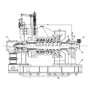 DTEC 12MW 증기 터빈 발전기 바이오매스 발전소 소형 증기 터빈 정밀 검사 서비스 발전소 장비 - Product Image 2