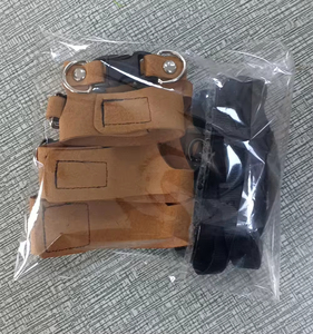 Conjunto de Arnés y Correa de Pecho de Cuero Ajustable de 3 Piezas Tipo Dividido para Camaleones y Ardillas al Aire Libre - Product Image 2