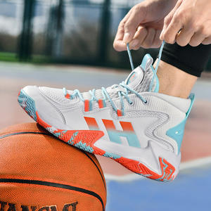 Zapatos de Baloncesto de Verano para Hombre, Talla Grande, de Caña Alta, Cómodos, Transpirables, con Cordones, Casuales, Deportivos, para Caminar, con Forro de Malla - Product Image 4