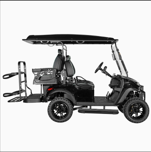 Stainless Steel Golf Hunting Buggy Car 4 Seater Lifted Electric Golf Cart with 36-Hole <b>Range</b> Lithium Battery 24km/h - Product Image 6
