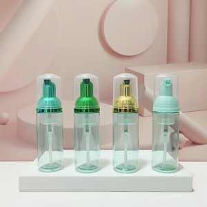 Großhandel 50ml 60ml Grau Grün Schwarz Weiß Klar Kunststoff Schaum <span class=keywords><strong>Pump</strong></span> flaschen Hersteller Mit Schwarzen Pumps - Product Image 6