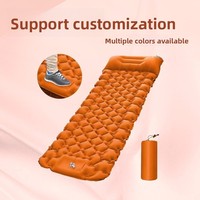 Matelas de camping gonflable portable pour voiture, tente et camping en plein air