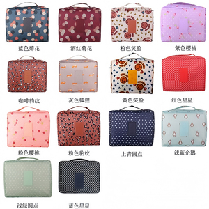 Bolsa de Cosméticos Portátil Personalizada para <span class=keywords><strong>Mujer</strong></span>, con Estampado de Flores Rosadas, Acolchada, Bolsa de Maquillaje, Bolsa de Aseo para Viaje - Product Image 5