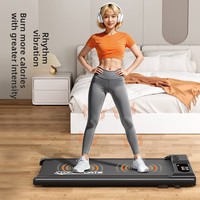 Caminadora Eléctrica 2 en 1 con Vibración y Inclinación, Personalizable con Logotipo, Silenciosa, para Entrenamiento Cardiovascular en Casa, Venta al Por Mayor