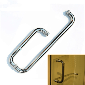 ZD Chine Fournisseur Haute Polissage 304 Acier Inoxydable H-Type Douche Intérieur Tirer Poignée <span class=keywords><strong>De</strong></span> <span class=keywords><strong>Porte</strong></span> En Verre pour Hôtels - Product Image 4