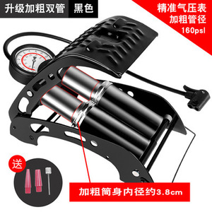 Pompe à vélo Yueli haute pression, pompe à pédale portable avec embouts américains, britanniques et français pour VTT et vélo électrique - Product Image 5