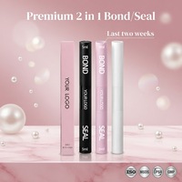 Stylo adhésif et scellant pour cils double embout 10ml – Adhésif 2-en-1 pour extensions de cils DIY – Imperméable – Qualité professionnelle – Usage domestique