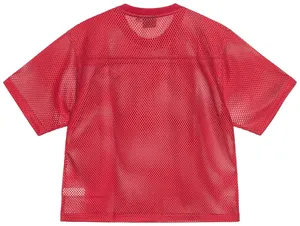 Camiseta de hombre extragrande con estampado gráfico retro Blokecore de malla perforada de alta calidad, personalizada al por mayor - Product Image 2