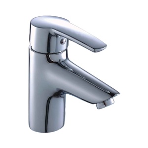 Grifo de Lavabo Monomando Moderno de Aleación de Zinc KAHNOS, Sensor Táctil Plateado, Válvula de Cerámica Personalizada para el Hogar - Product Image 1