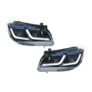 Fari Anteriori per <span class=keywords><strong>BMW</strong></span> X1 <span class=keywords><strong>E84</strong></span> 2010-2015, Aggiornamento LED DRL con Lente Proiettore, Plug and Play, Accessori Auto - Product Image 1