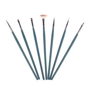 Pinceau liner en nylon à manche en bois pour nail art, stylo de sculpture et de peinture au gel ondulé pour le dessin de motifs floraux dégradés - Product Image 6