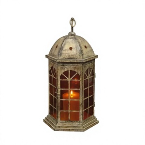 Fêtes luxueuses de lanterne de bougie et décoration de jardin Lanterne de qualité supérieure de concepteur de look élégant - Product Image 1
