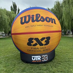 Pallone da Basket Gonfiabile Gigante Impermeabile Ermetico con Logo Personalizzato all'Ingrosso, di Facile Installazione e Tipo Palloncino - Product Image 1