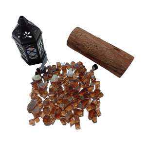 กระจกนิรภัย1/2 "สีเขียวสะท้อนแสงสำหรับตกแต่งเตาผิงก๊าซทองแดง - Product Image 5