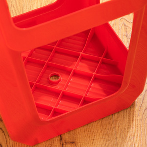<b>Plastic</b> <b>Stool</b> Household Living Room Bathroom <b>Stool</b> Thickened Adult Red Blue Square <b>Stool</b> Durable Modern Design 25cm - Product Image 3