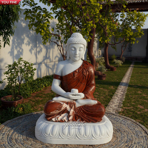 <span class=keywords><strong>Statua</strong></span> <span class=keywords><strong>di</strong></span> Buddha in marmo <span class=keywords><strong>di</strong></span> <span class=keywords><strong>pietra</strong></span> da giardino - Product Image 6