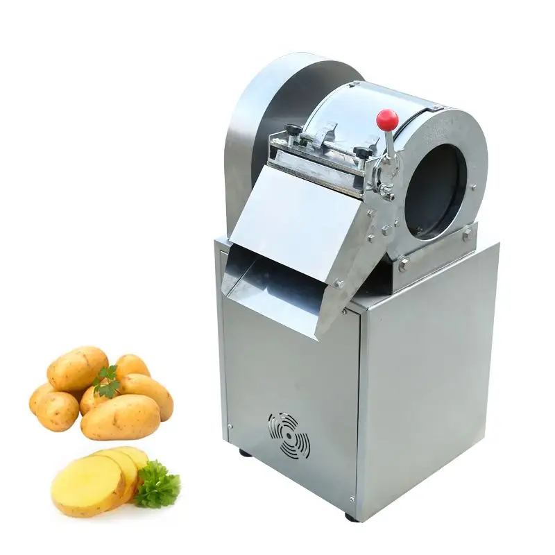Schneidemaschine einstellbare Dicke automatische Schneidemaschine für Petzels Gemüse Blätterstängel Gemüse Schneidemaschine