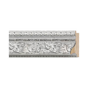 Moldurarte Cadre photo classique en bois sculpté en relief, motif en relief artisanal avec finition en placage de plâtre - Product Image 1