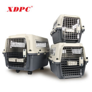 Plateau de transport aérien iata boîte en plastique pour chat grand chenil de luxe sur roue cage de transport pour animaux de compagnie grande caisse pour chien lourd - Product Image 1