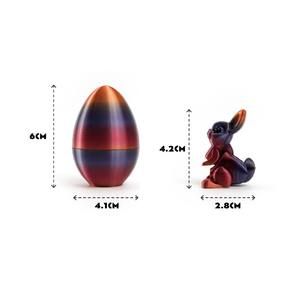 Huevo <span class=keywords><strong>de</strong></span> Conejito Impreso en 3D <span class=keywords><strong>de</strong></span> Fábrica, Escultura <span class=keywords><strong>de</strong></span> Huevo <span class=keywords><strong>de</strong></span> Pascua, Adorno <span class=keywords><strong>de</strong></span> Mesa Coleccionable <span class=keywords><strong>para</strong></span> el Hogar, Restaurante, Decoración <span class=keywords><strong>de</strong></span> Mesa Elegante - Product Image 2