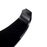 Lame en U à 2 dents, 270 mm de long, lame de tondeuse à gazon en acier au manganèse, lame incurvée épaissie de 4,0 mm, accessoires de débroussailleuse de qualité supérieure