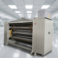 Machine de calandrage à chaud spéciale pour feutrage à l'aiguille, conception à 2 rouleaux pour le collage thermique des géotextiles et l'éclaircissement de la surface