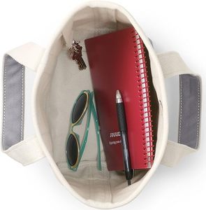 Bolsas de Lona con Cierre y Bolsillo Abierto, de Algodón Natural, Universales para Hombre y Mujer, Venta al por Mayor en Canadá - Product Image 2