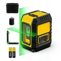 Mini niveau laser, vert, 2 lignes laser, 360° °   Niveau vertical et auto-nivelant automatique, outil portatif, alimenté par batterie 20V