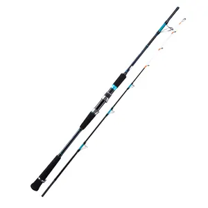 Jetshark vara de pesca lenta, 1.65m-2.7m, peso de 20-80 fibra de carbono, alta qualidade, isca de barco, vara de pesca