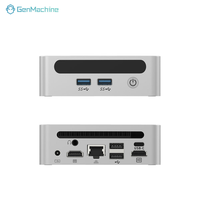 Mini PC GenMachine Ryzen 9 4900H AMD Radeon 8 cœurs DDR4 256 Go + 16 Go SSD 1G LAN Wifi 6 BT 5.2 Win11 3 écrans 2HD 2USB3.0