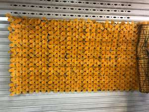 Gazon mural artificiel K01337, panneaux de bords, herbe de bovin verte, feuilles de jardin, clôture - Product Image 3