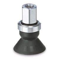 Ventouse à vide en caoutchouc nitrile ZPT50CNB10, 50 mm RC 1/8, type vertical, interface à filetage interne, série ZPT
