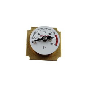 Pièces de soupape de <span class=keywords><strong>pompe</strong></span> pratique économique de sortie d'usine 27mm <span class=keywords><strong>Mini</strong></span> manomètre 150PSI manomètre en laiton - Product Image 1