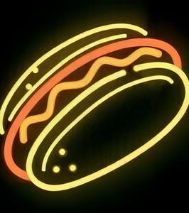 Insegna al Neon LED da Parete per Negozio di Hamburger, Illuminazione Commerciale Stampata UV per Pubblicità - Product Image 6