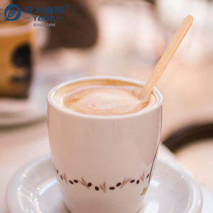 Agitateurs en bois jetables de haute qualité de marque YADA 140*6.35*2.3mm bâtonnets de café et de thé de forme plate pour l'agitation de café - Product Image 4