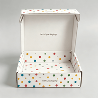 Boîtes d'expédition en carton ondulé personnalisées avec logo en feuille d'or pour emballages cosmétiques et maquillage