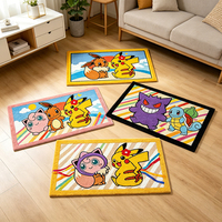 Weicher Plüsch-Teppich mit Verdickung, Handgetuftet, Moderner Anime-Design mit Acrylgarn für den Heimgebrauch
