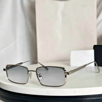 Lunettes de soleil unisexes multi-usages, légères, de créateur, avec monture carrée en métal doré, verres dégradés, protection UV400, vente en gros