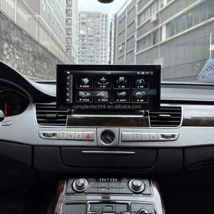 Lecteur multimédia Android pour voiture avec navigation GPS, écran 12,3 pouces, puce Qualcomm, autoradio, unité principale pour <span class=keywords><strong>Audi</strong></span> A8 A8L D4 2011-2017, CarPlay - Product Image 4