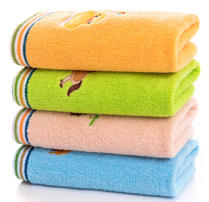 En gros personnalisé 100% coton absorbant visage <span class=keywords><strong>serviette</strong></span> petite 100% coton mignon brodé <span class=keywords><strong>serviette</strong></span> dessin animé bébé <span class=keywords><strong>serviette</strong></span> enfant - Product Image 3