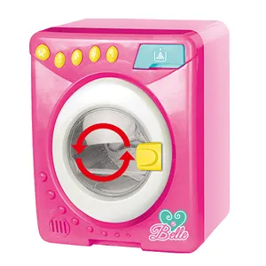 Mini Machine à laver électrique artificielle en plastique Abs Offre Spéciale, jouet avec piles lumineuses et sonores